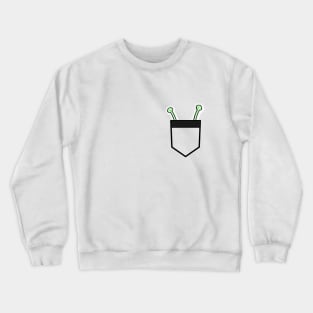 Pocket Alien Unique Design Crewneck Sweatshirt